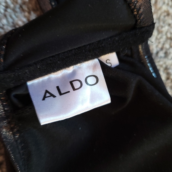 *Sale* NWOT Aldo Bikini Set Shimmery Brown Top S Bottom L Metallic Swim Bathing - Picture 8 of 9